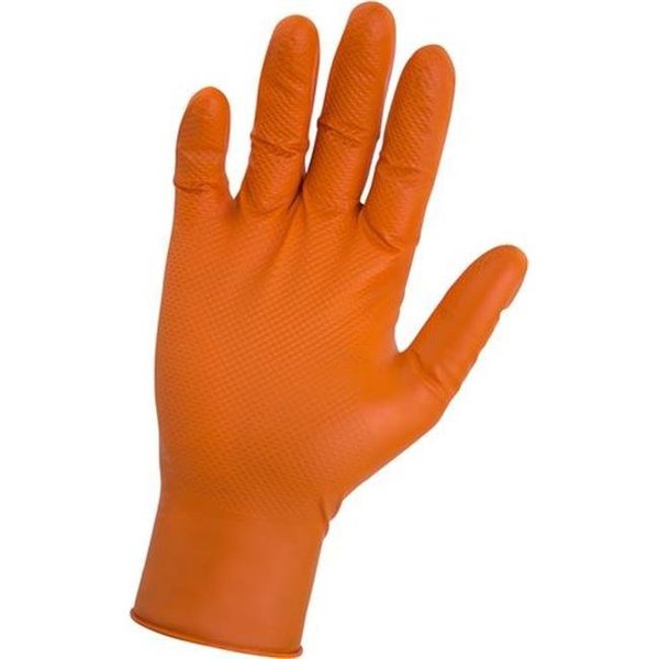Sas Safety Astro-Grip, Nitrile Disposable Gloves, Nitrile, L SS66573